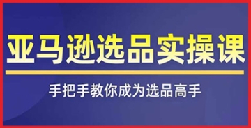 【创业好项目】亚马逊选品实操课程，快速掌握亚马逊选品的技巧，覆盖亚马逊选品所有渠道