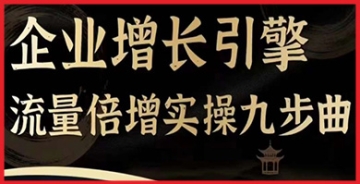 【创业好项目】从流量到现金：企业增长引擎实操九步曲，获客与变现的终极教程！